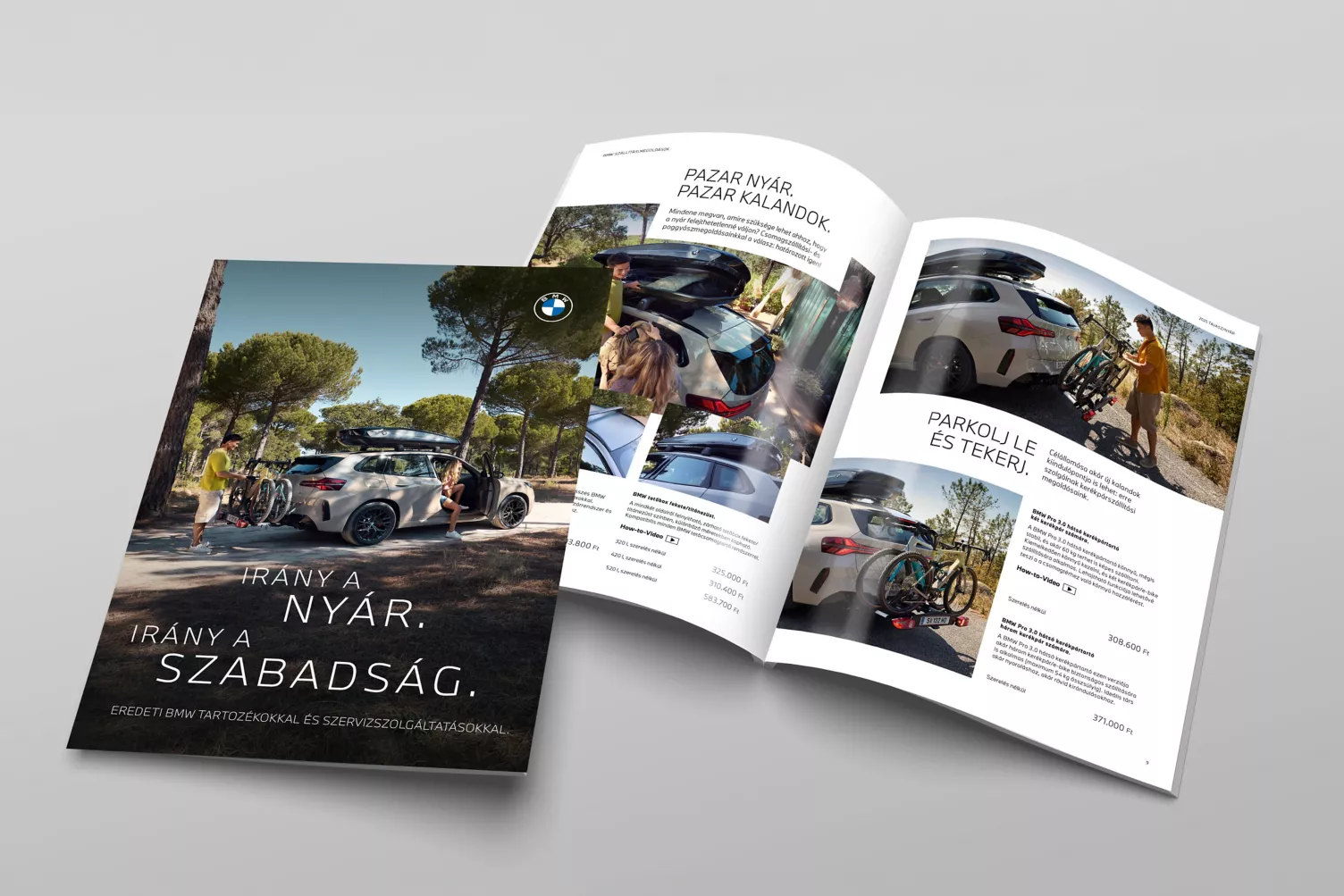 Fedezze fel a melegebb évszakok adta lehetőségeket eredeti BMW tartozékokkal!